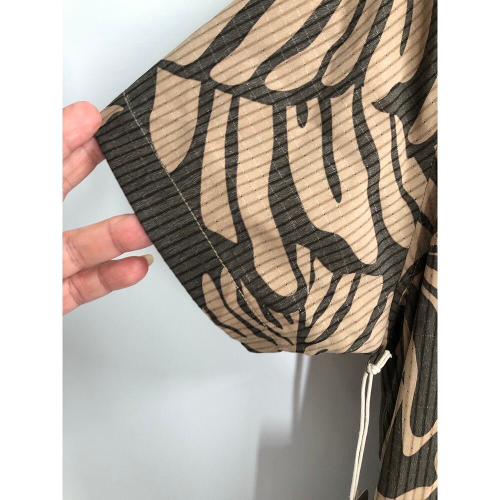 Roark Bless Up Dress in Khaki Leaf Print Breathable Outdoor Vacation Small NEW - Picture 10 of 12